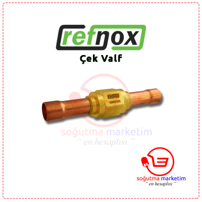 Refnox Çek Valfler-Düz Tip Kaynaklı-RCV-10S-3/8"