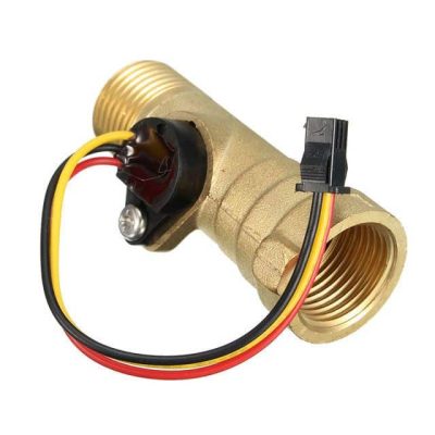 DC-5V-15mA-Brass-1-2-Inch-Thread-Hall-Effect-Water-Flow-Sensor-Switch-Flow-Meter-1